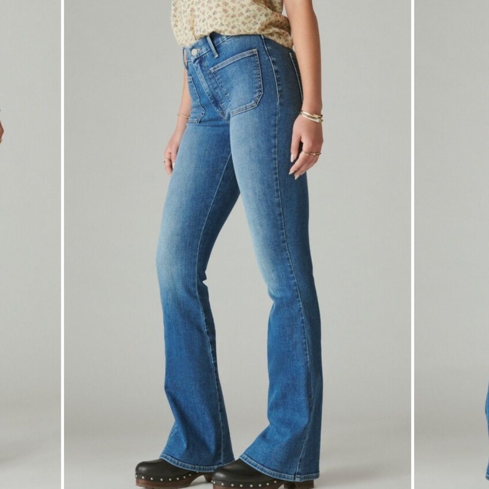 Lucky Brand Stevie High Rise Flare 6 28